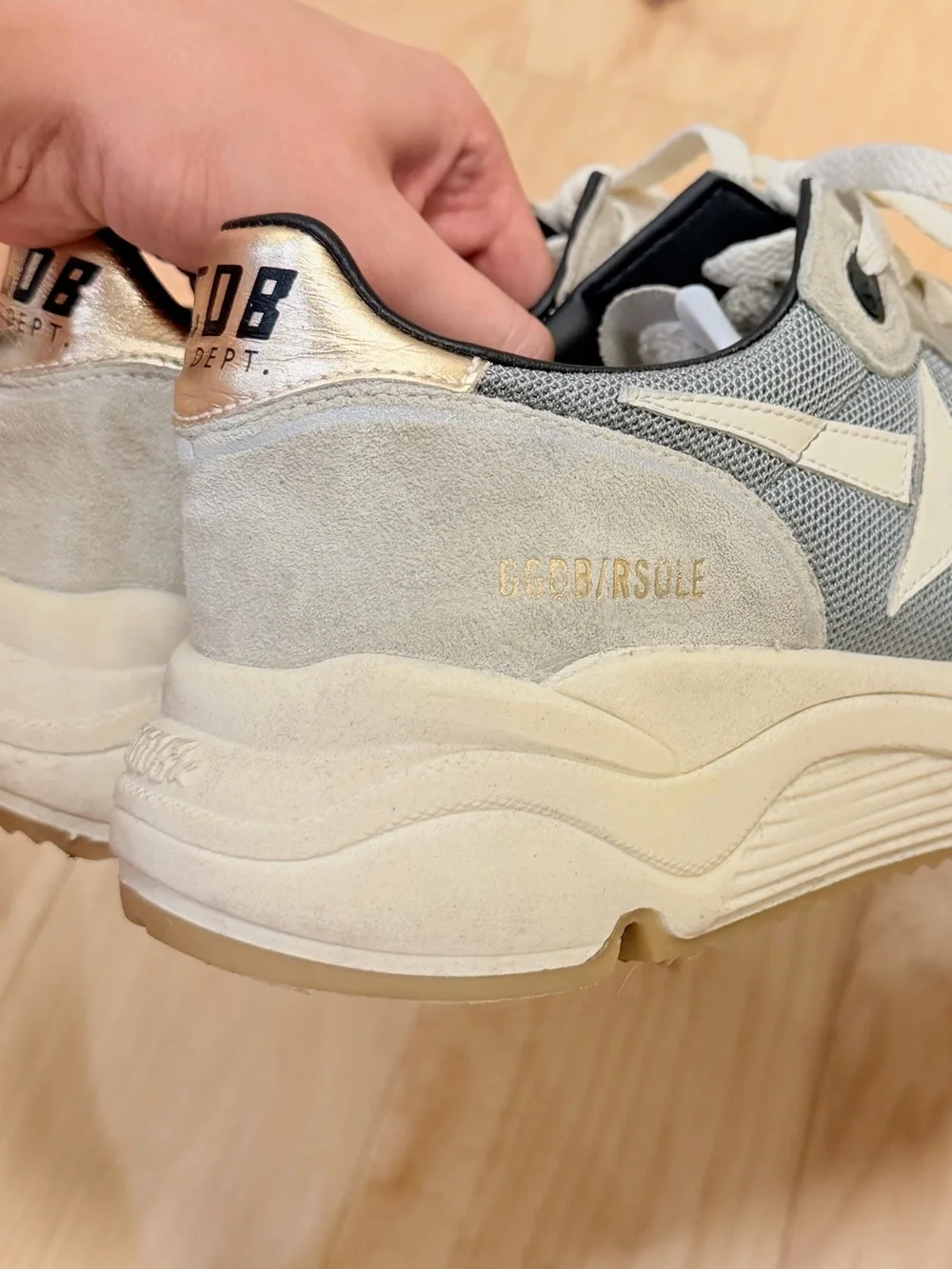 Golden Goose Men’s Running Sole Sneakers - Picture 7 of 11